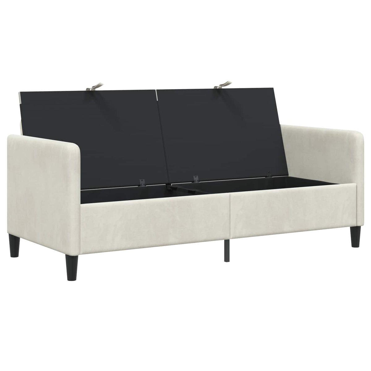 Sofa s pohranom Krem 172 x 78 x 87 cm Poliester
