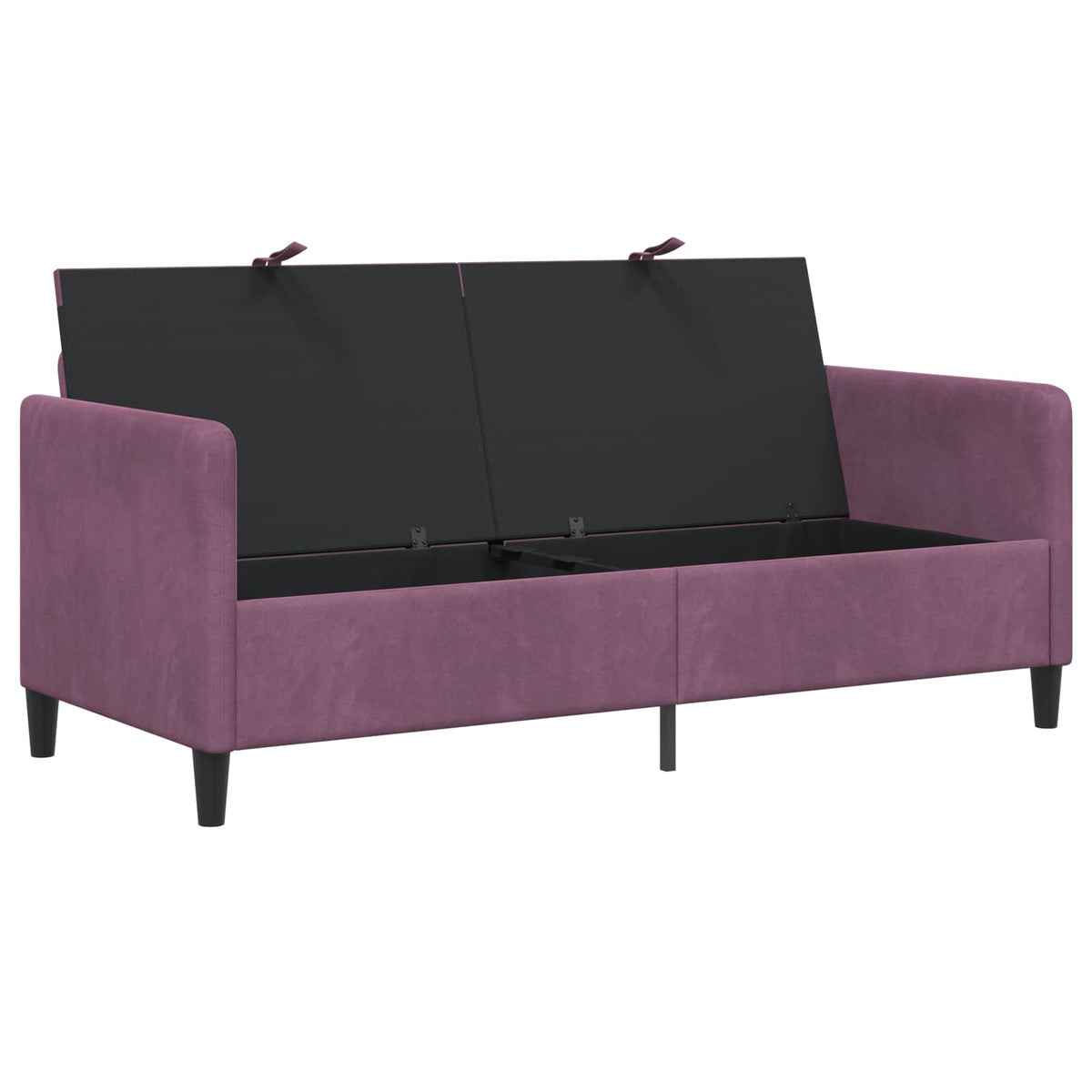 Sofa s pohranom Ljubičasta 172 x 78 x 87 cm Poliester