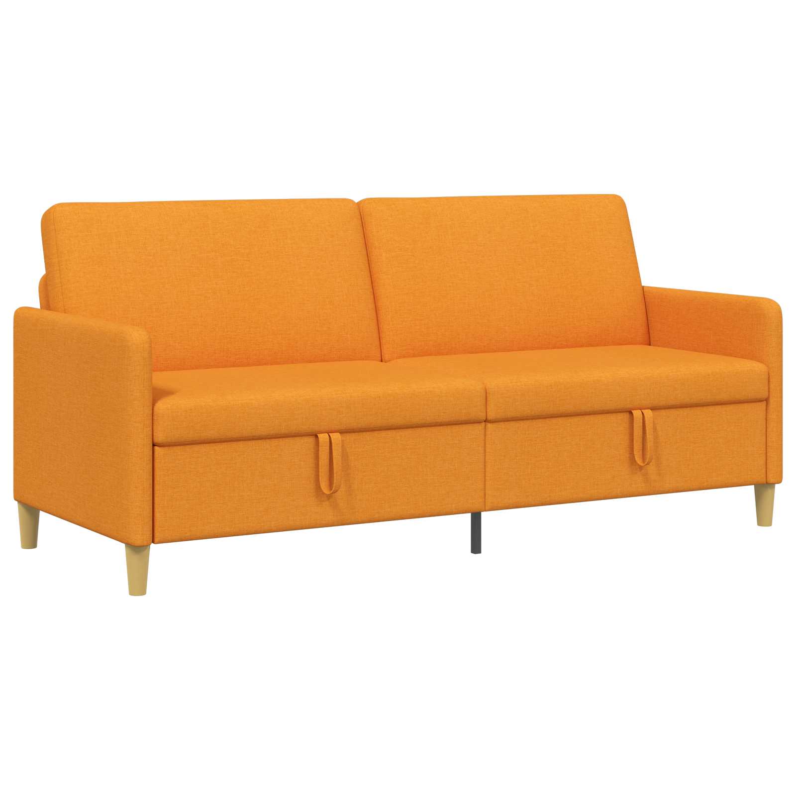Sofa s pohranom Tamno žuta 192 x 78 x 87 cm Poliester