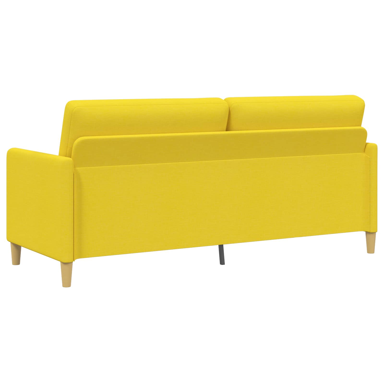 Sofa s pohranom Svijetlo žuta 192 x 78 x 87 cm Poliester
