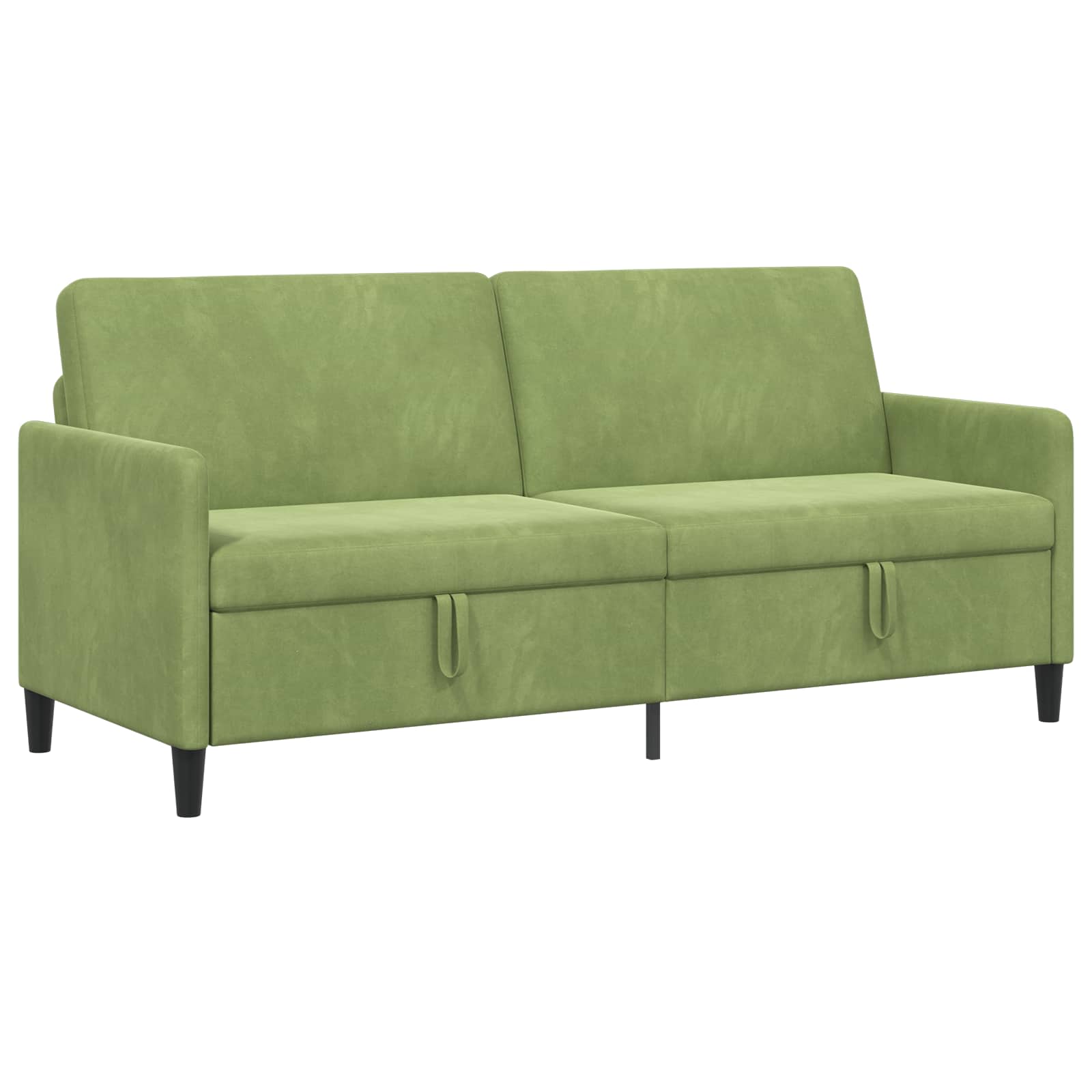Sofa s pohranom Svijetlo zelena 192 x 78 x 87 cm Poliester