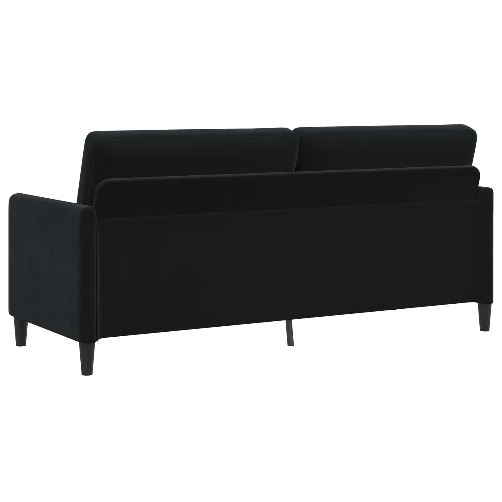 Sofa s pohranom Crna 192 x 78 x 87 cm Poliester