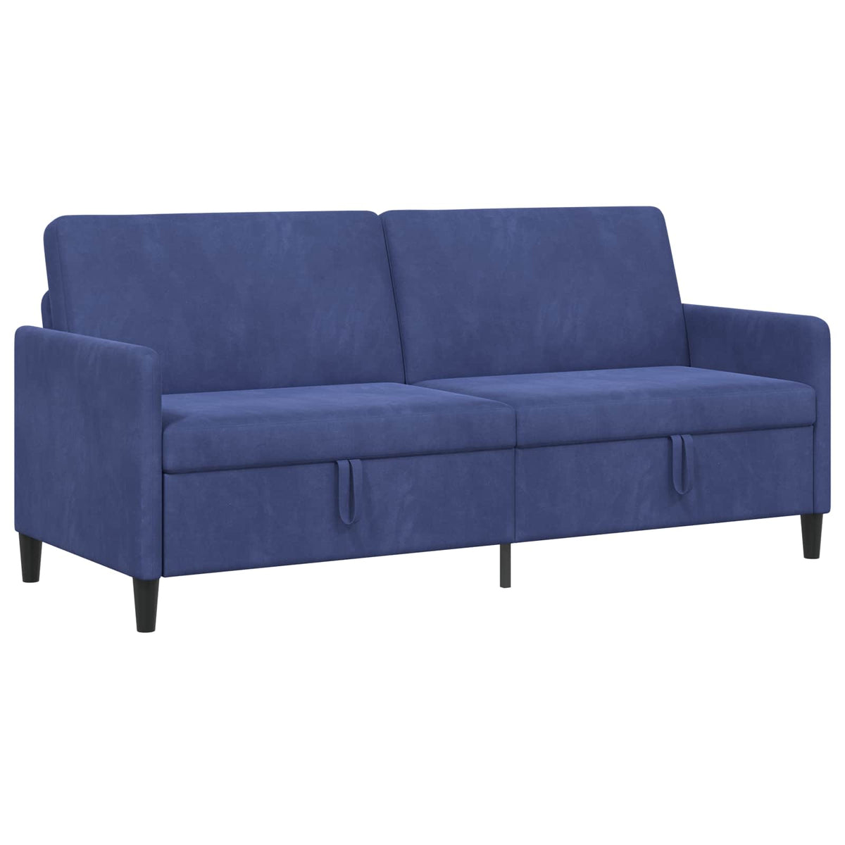 Sofa s pohranom Policijska plava 192 x 78 x 87 cm Poliester