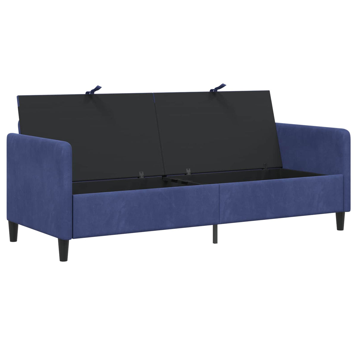 Sofa s pohranom Policijska plava 192 x 78 x 87 cm Poliester