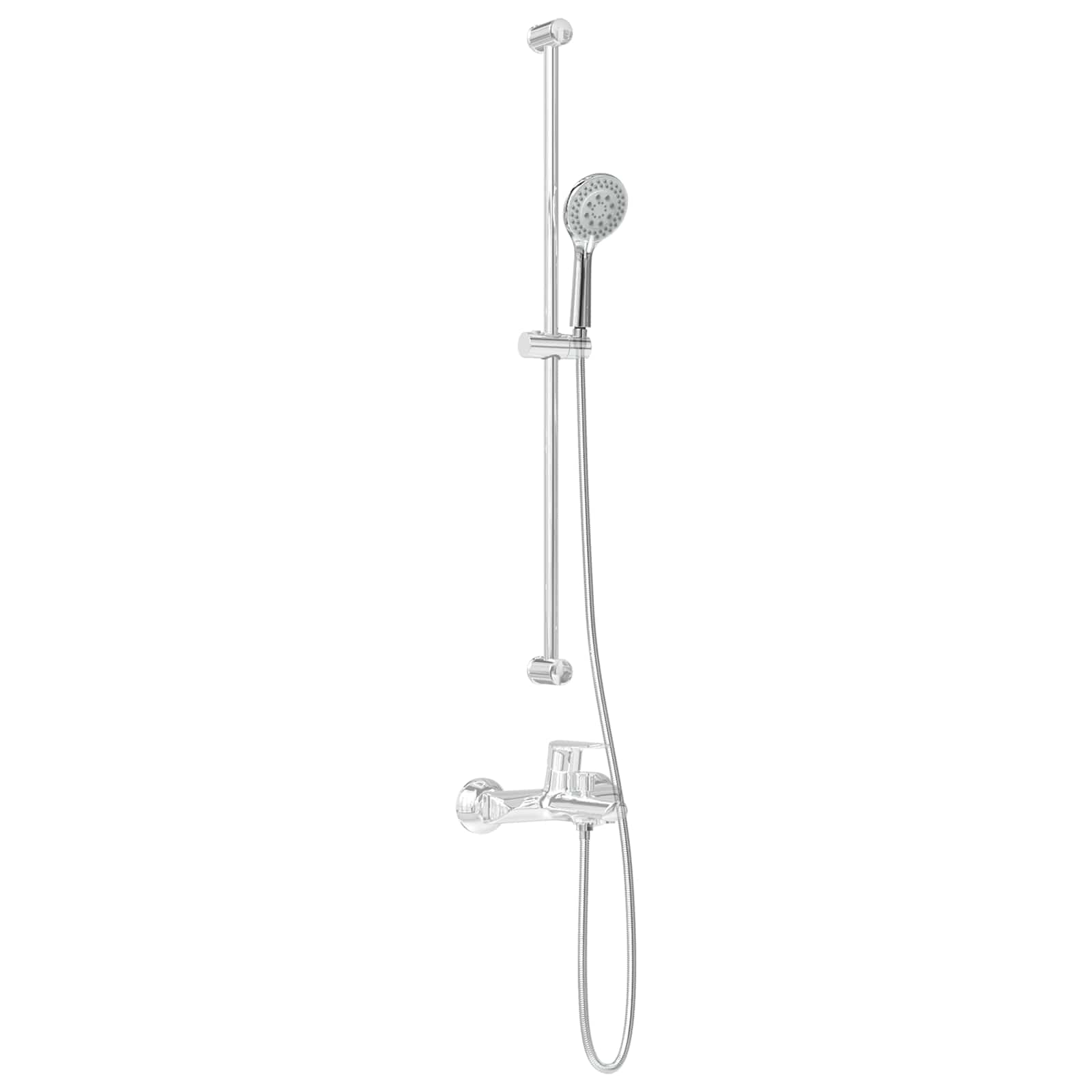 Set glave tuša Krom 150 cm ABS plastika