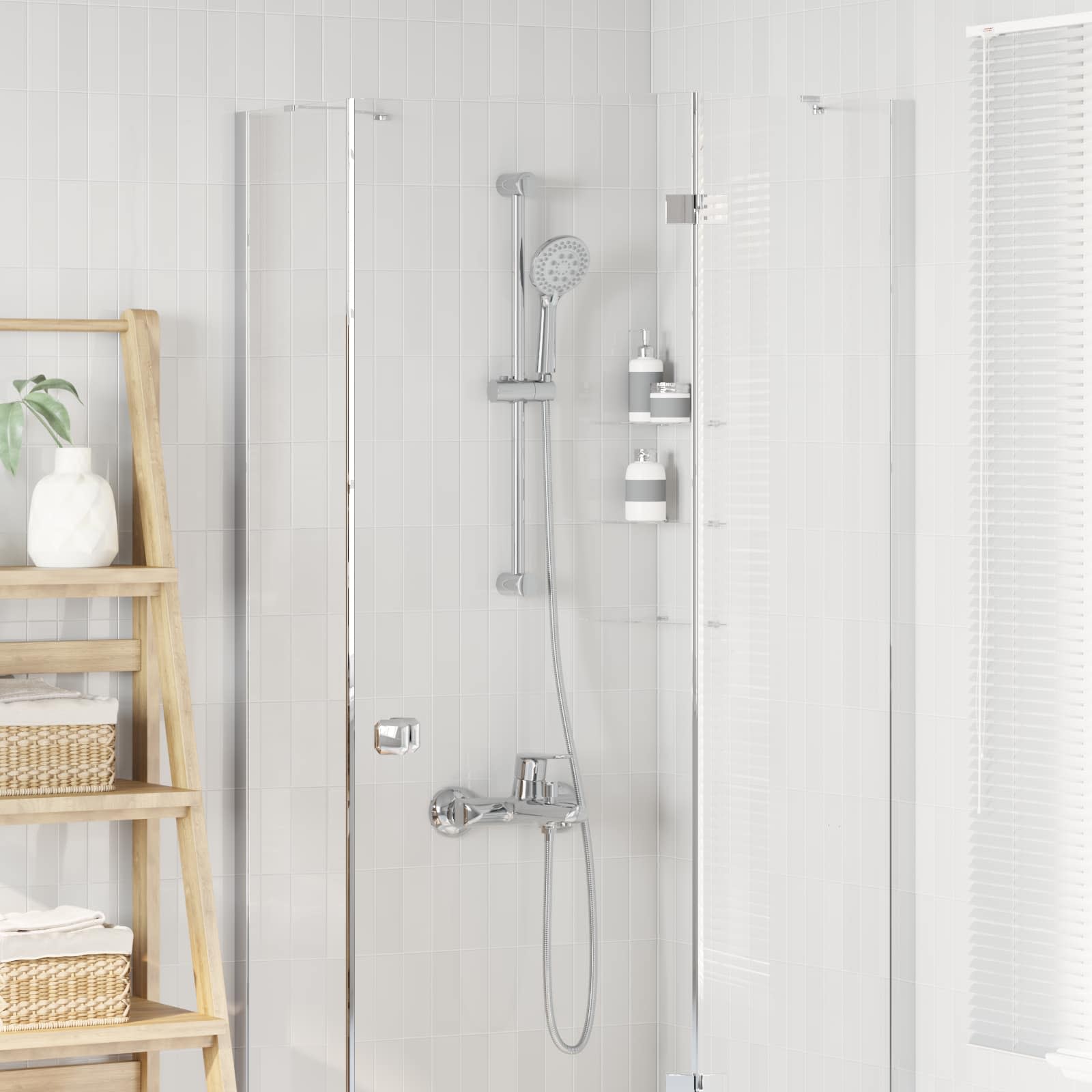 Set sustava za tuš Krom 71 cm Nehrđajući čelik