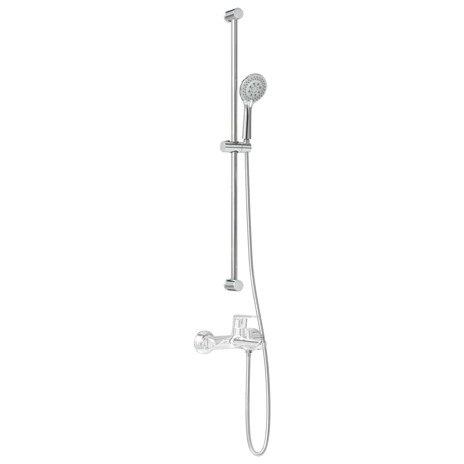 Set sustava za tuš Krom 101 cm Nehrđajući čelik