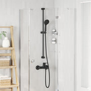 Set sustava za tuš Crna 101 cm Nehrđajući čelik