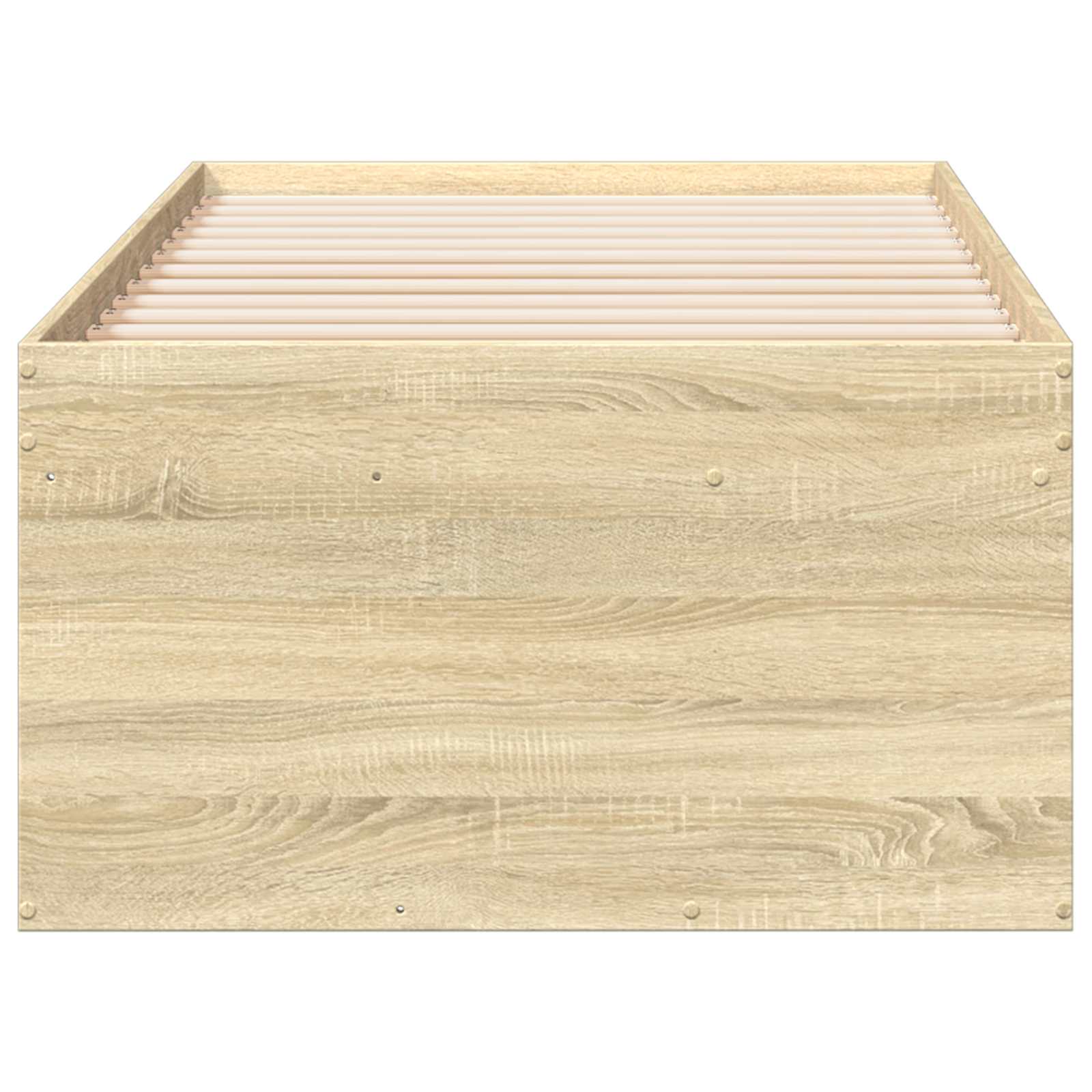 Okvir kreveta s pohranom s ladicama Hrast sonoma 80 x 200 cm