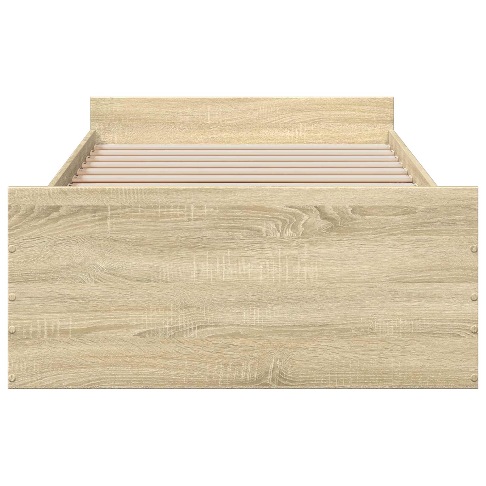 Okvir kreveta s pohranom s ladicama Hrast sonoma 80 x 200 cm