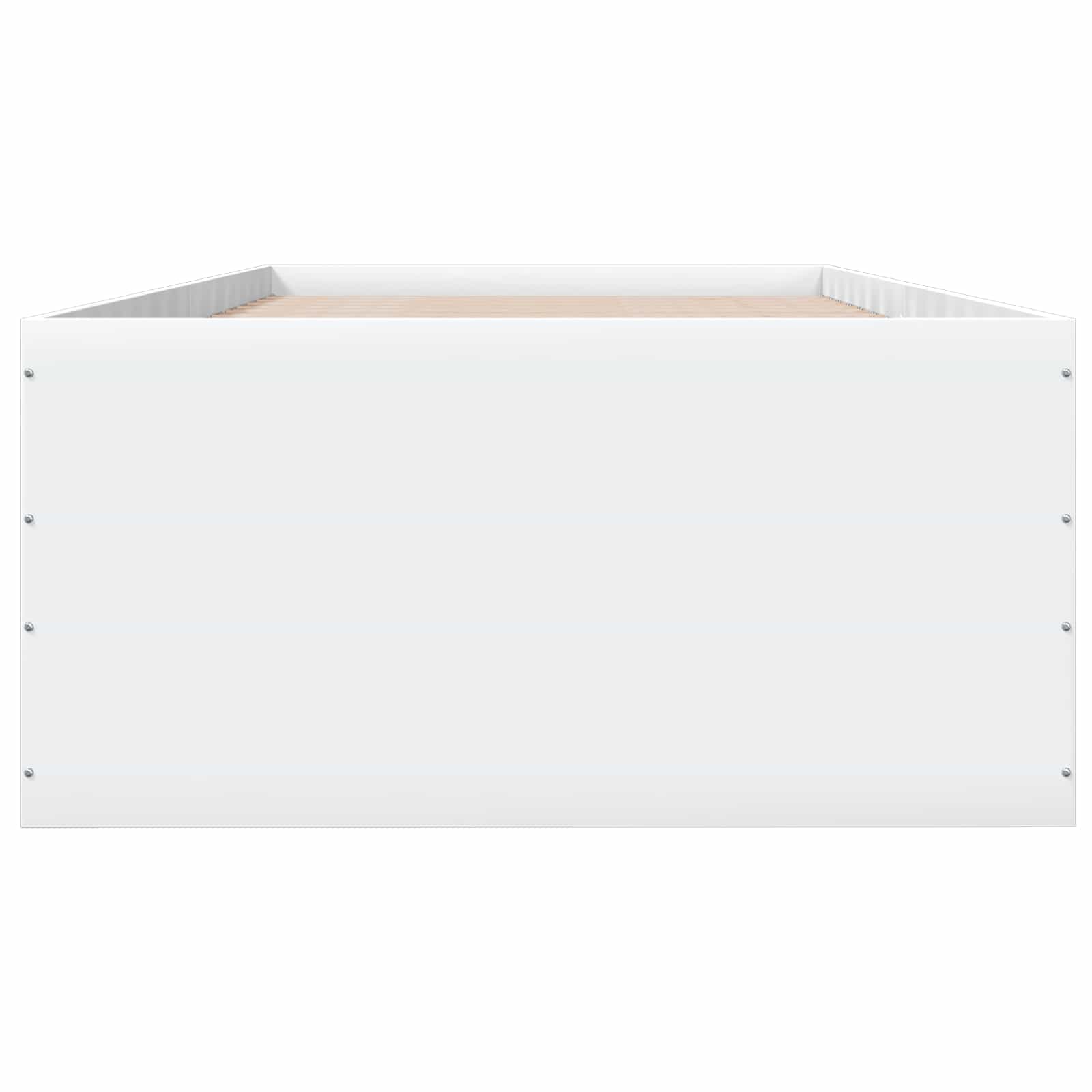 Okvir kreveta za pod Bijela 80 x 200 cm Konstruirano drvo