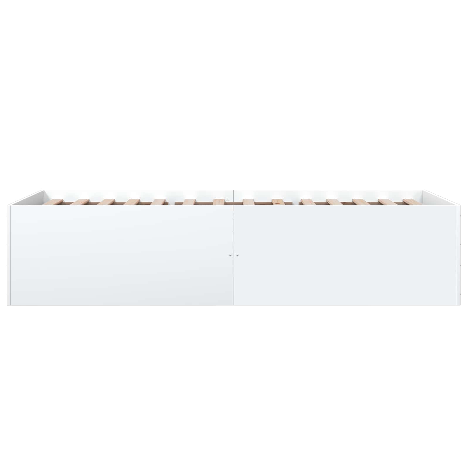 Okvir kreveta za pod Bijela 80 x 200 cm Konstruirano drvo