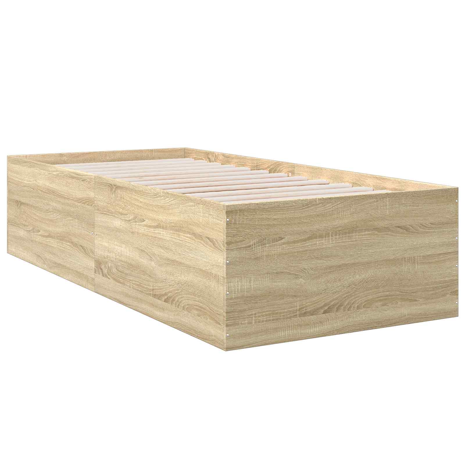 Okvir kreveta za pod Hrast sonoma 80 x 200 cm Konstruirano drvo