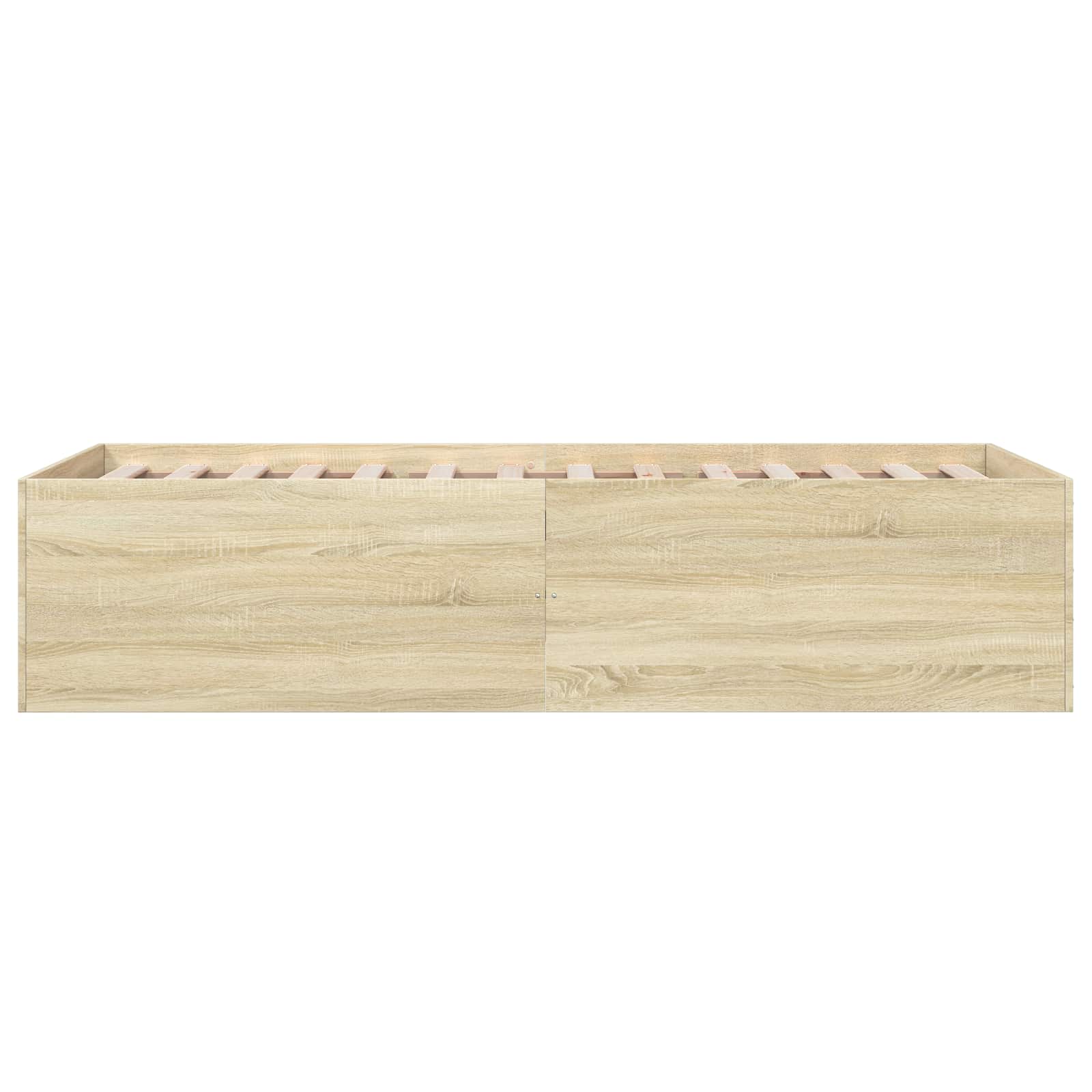 Okvir kreveta za pod Hrast sonoma 80 x 200 cm Konstruirano drvo