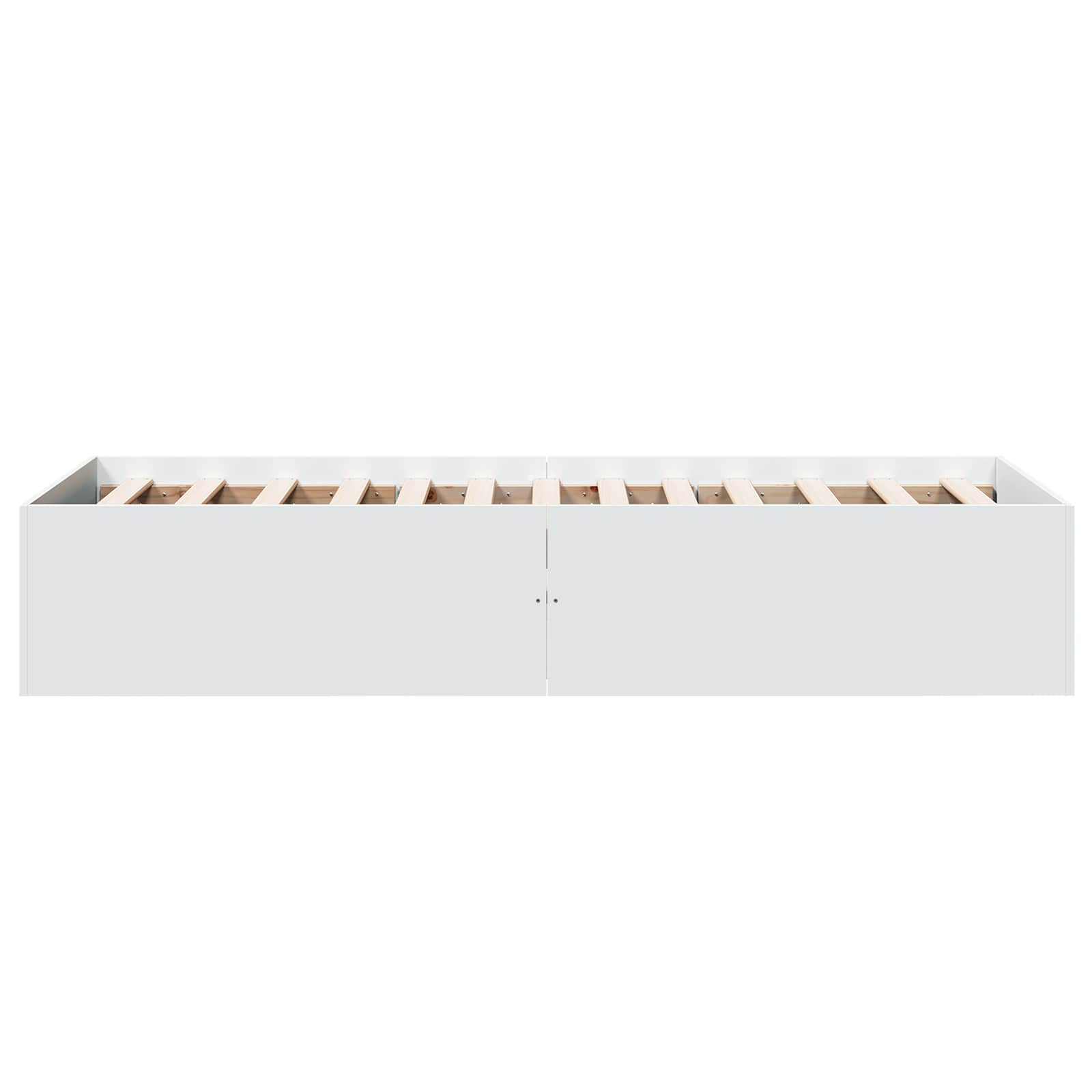 Okvir kreveta za pod Bijela 80 x 200 cm Konstruirano drvo