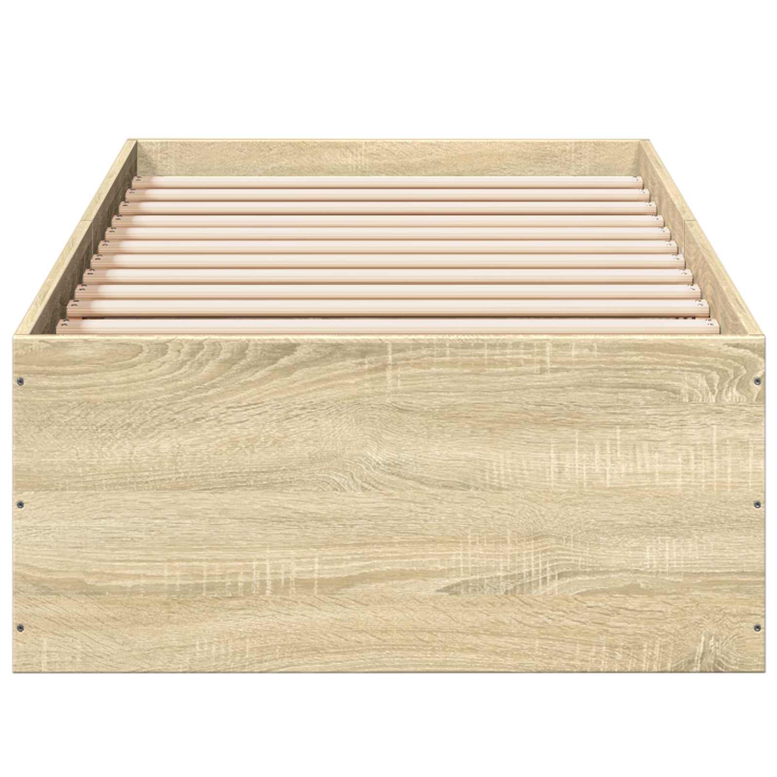 Okvir kreveta za pod Hrast sonoma 80 x 200 cm Konstruirano drvo
