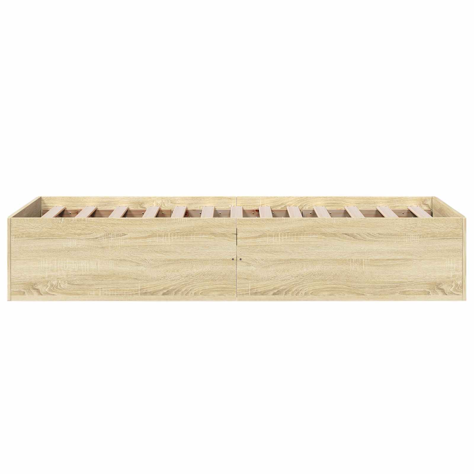Okvir kreveta za pod Hrast sonoma 80 x 200 cm Konstruirano drvo