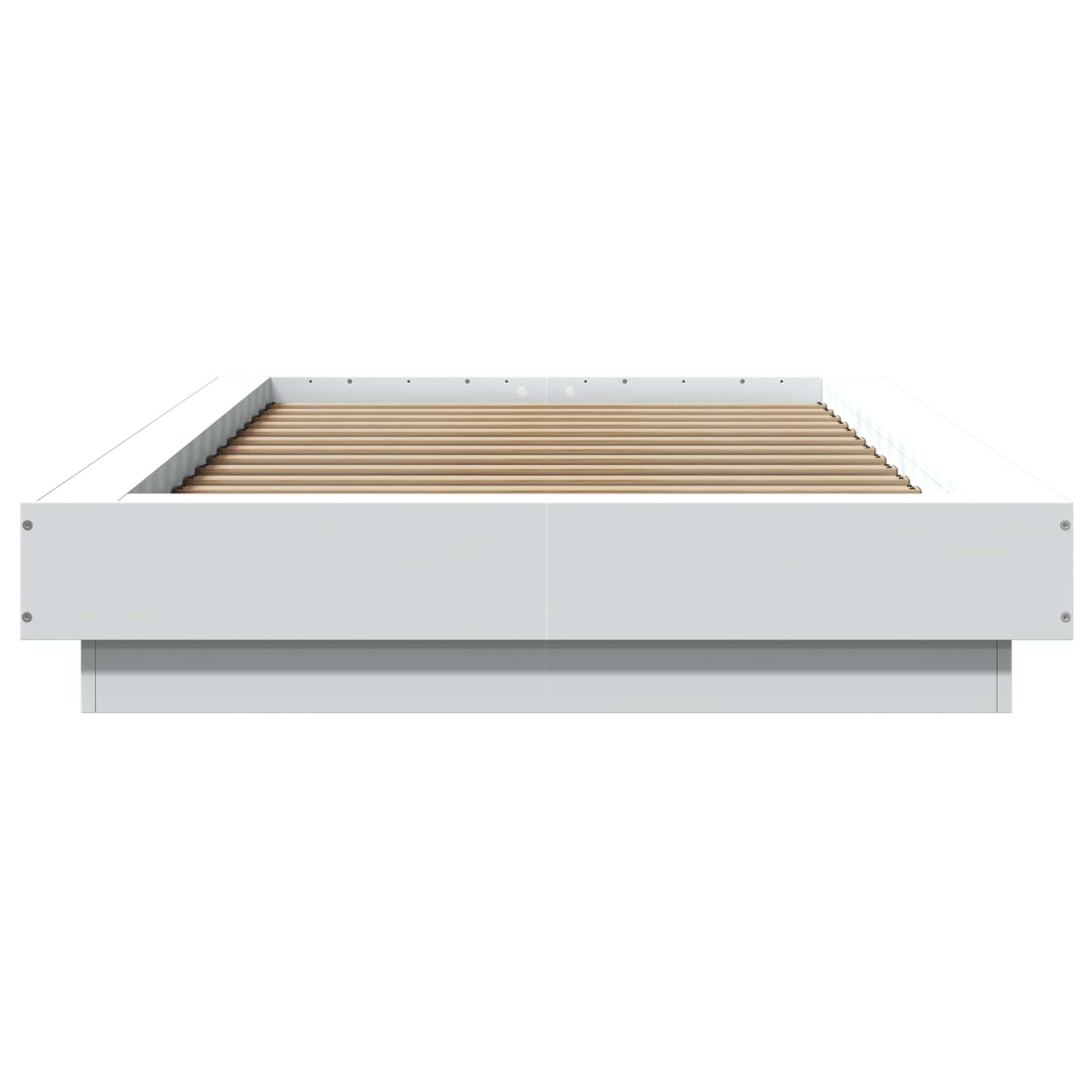 Krevetna konstrukcija s LED svjetlom Bijela 80 x 200 cm