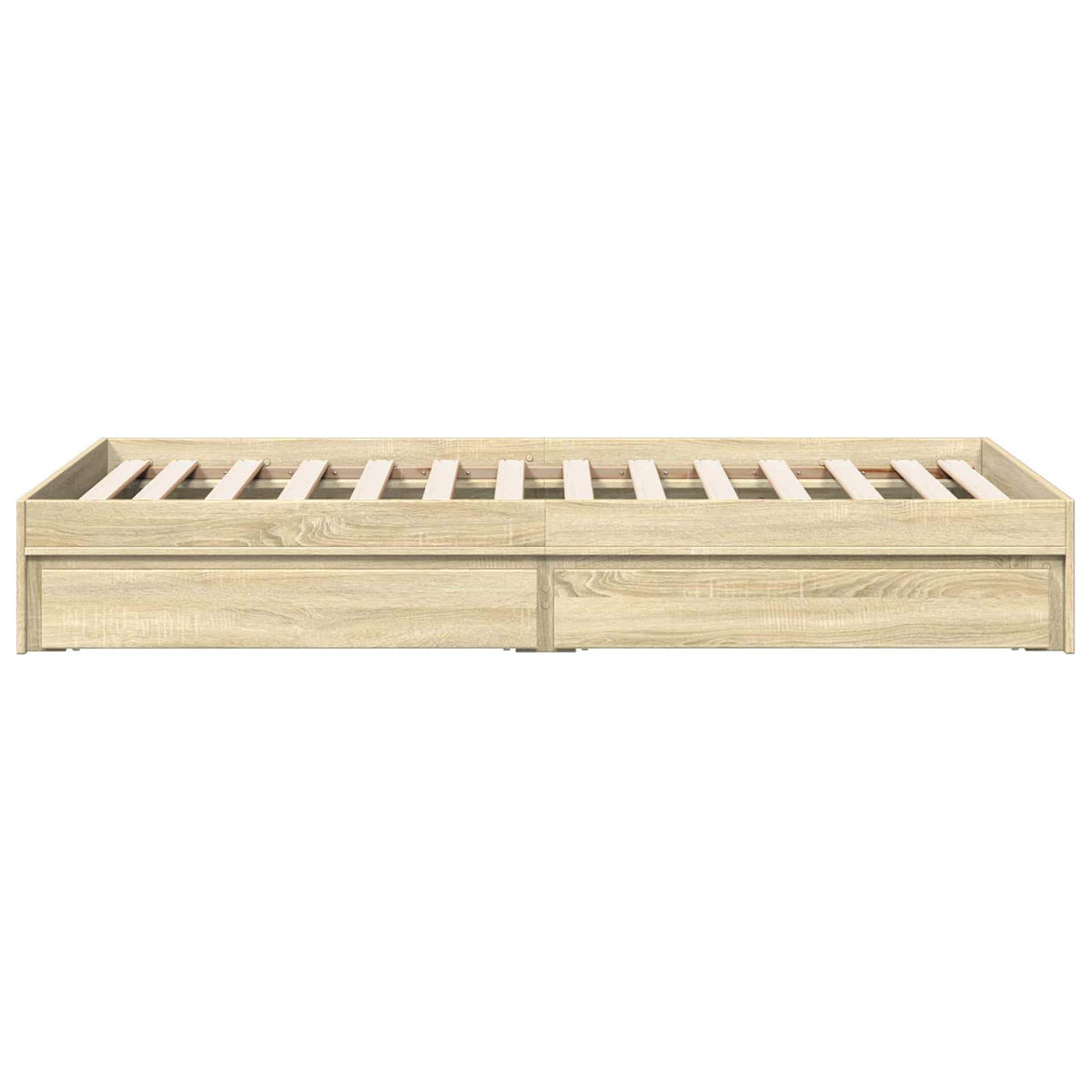 Okvir kreveta s pohranom s ladicama Hrast sonoma 80 x 200 cm
