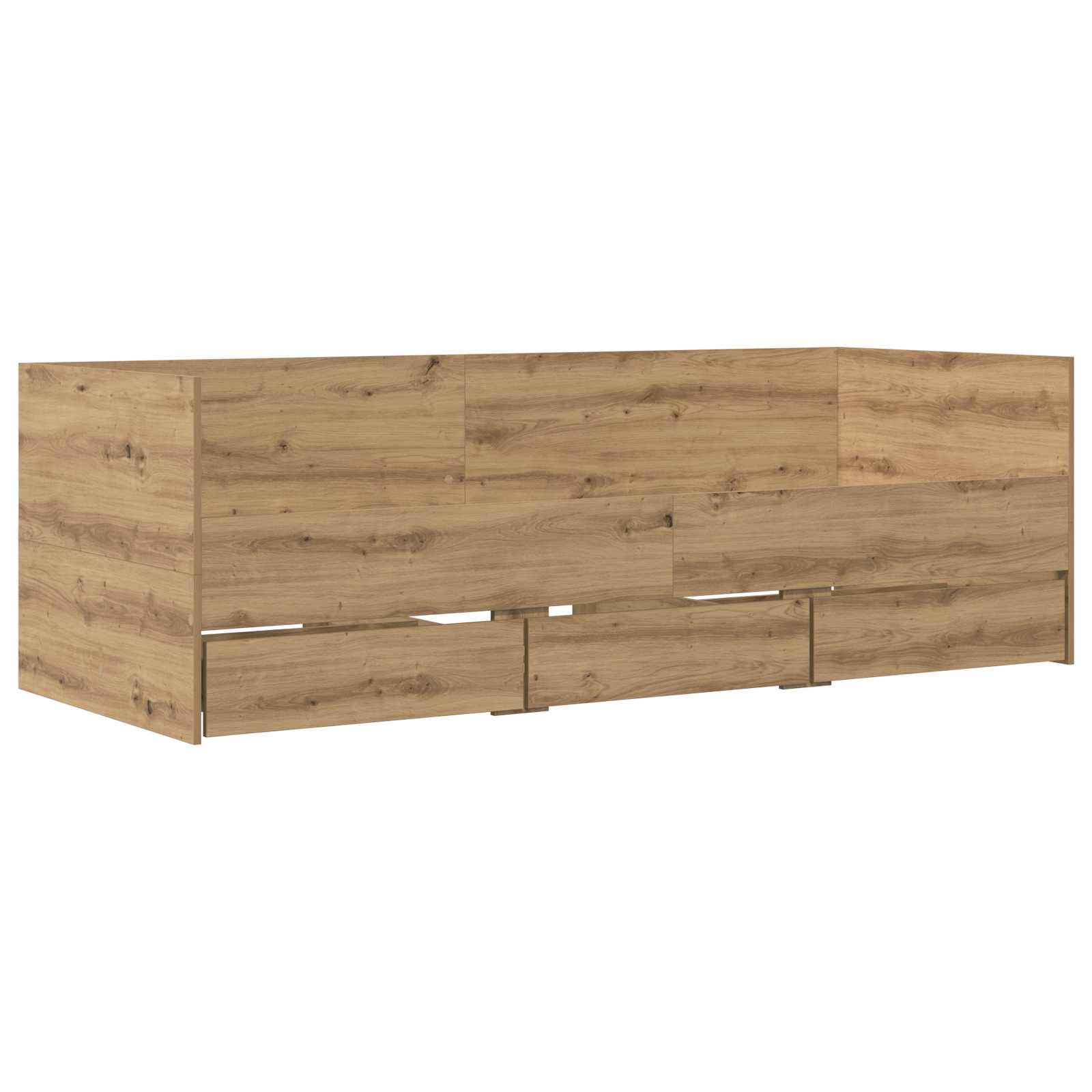 Krevet na dan s ladicama Hrast artisan Konstruirano drvo