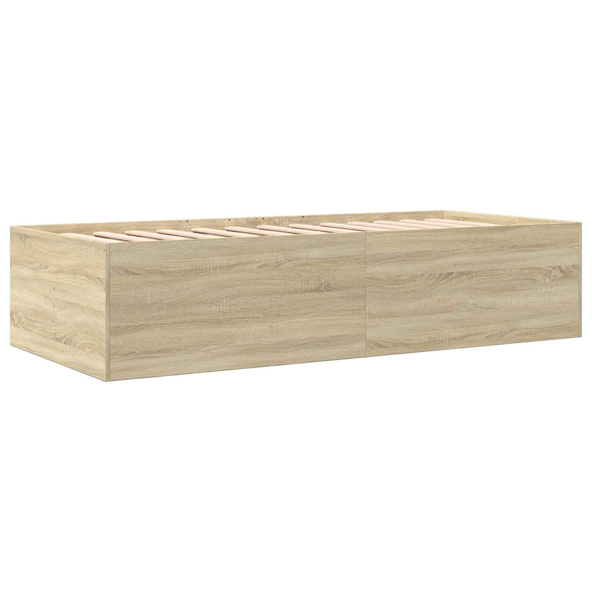 Okvir kreveta s pohranom s ladicama Hrast sonoma 80 x 200 cm