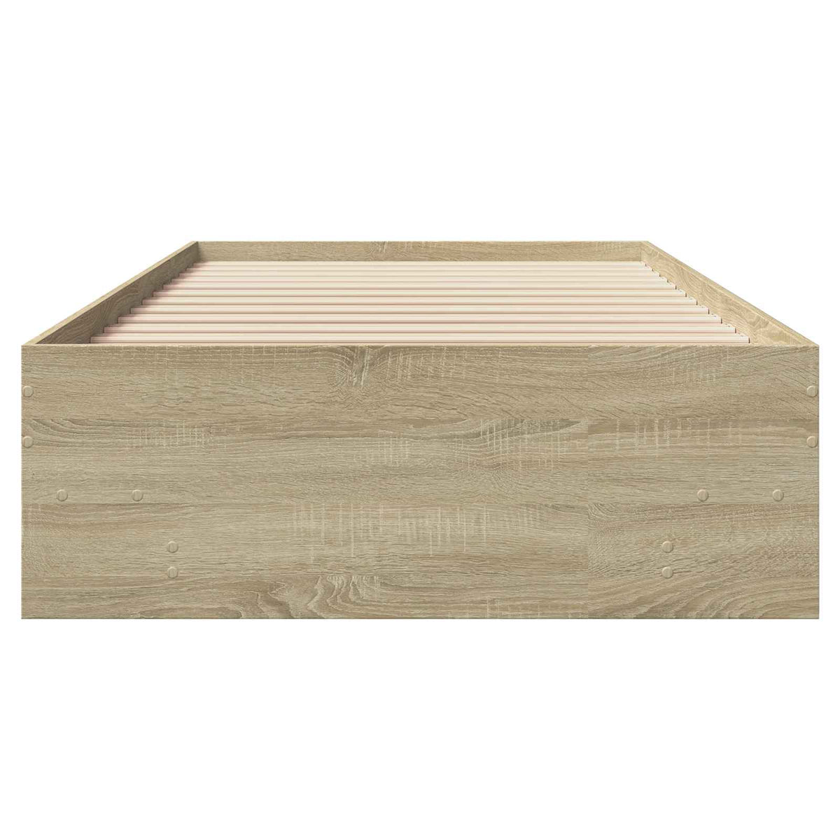 Krevetna konstrukcija s policom Hrast sonoma 80 x 200 cm