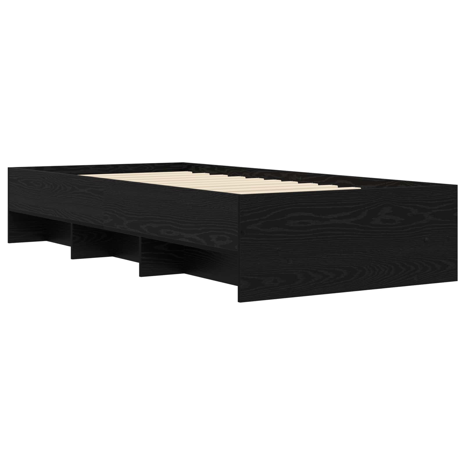 Krevetna konstrukcija Crni hrast 80 x 200 cm Konstruirano drvo