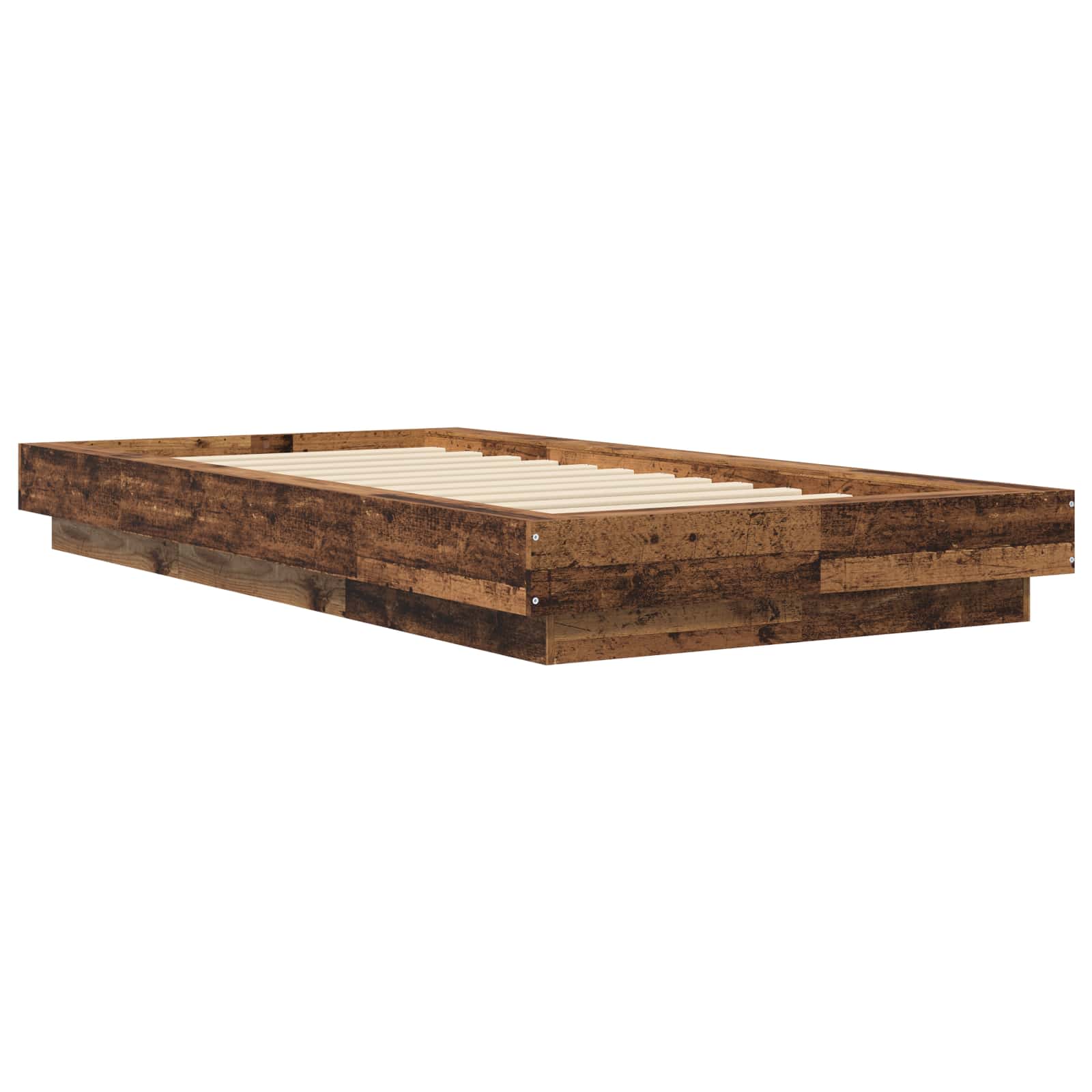 Okvir kreveta za pod Staro drvo 80 x 210 cm Konstruirano drvo