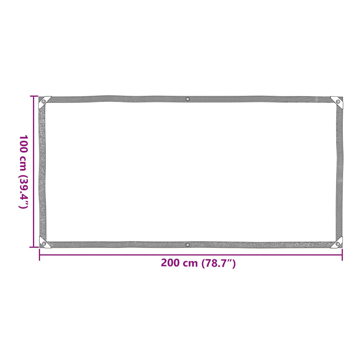 Pokrov za biljke *Transparent*an 1 x 2 m PE