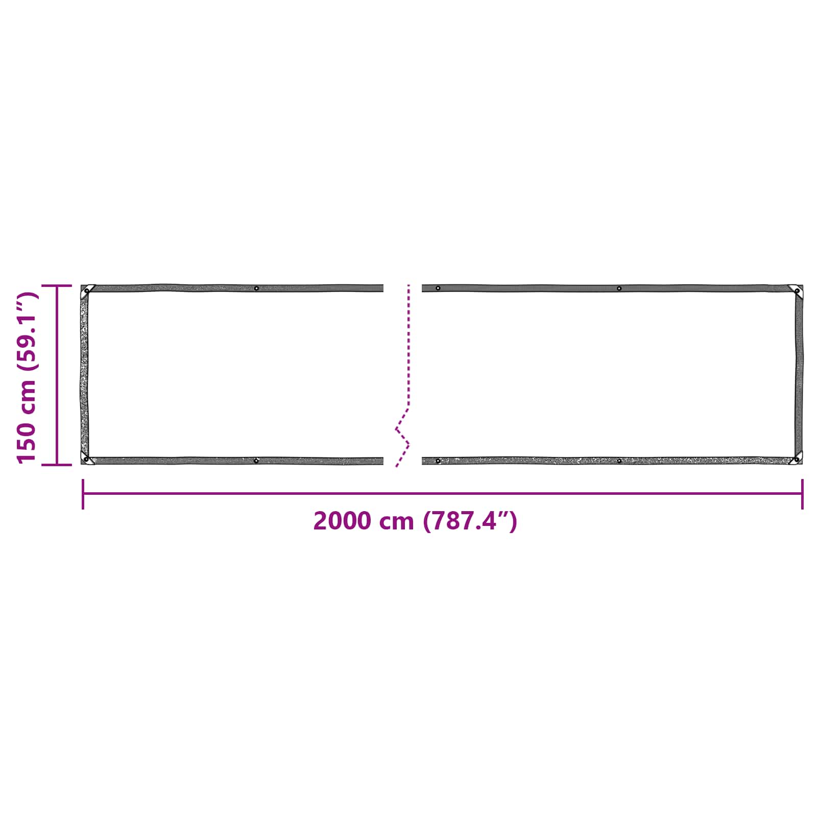 Pokrov za biljke *Transparent*an 20 x 1,5 m PE