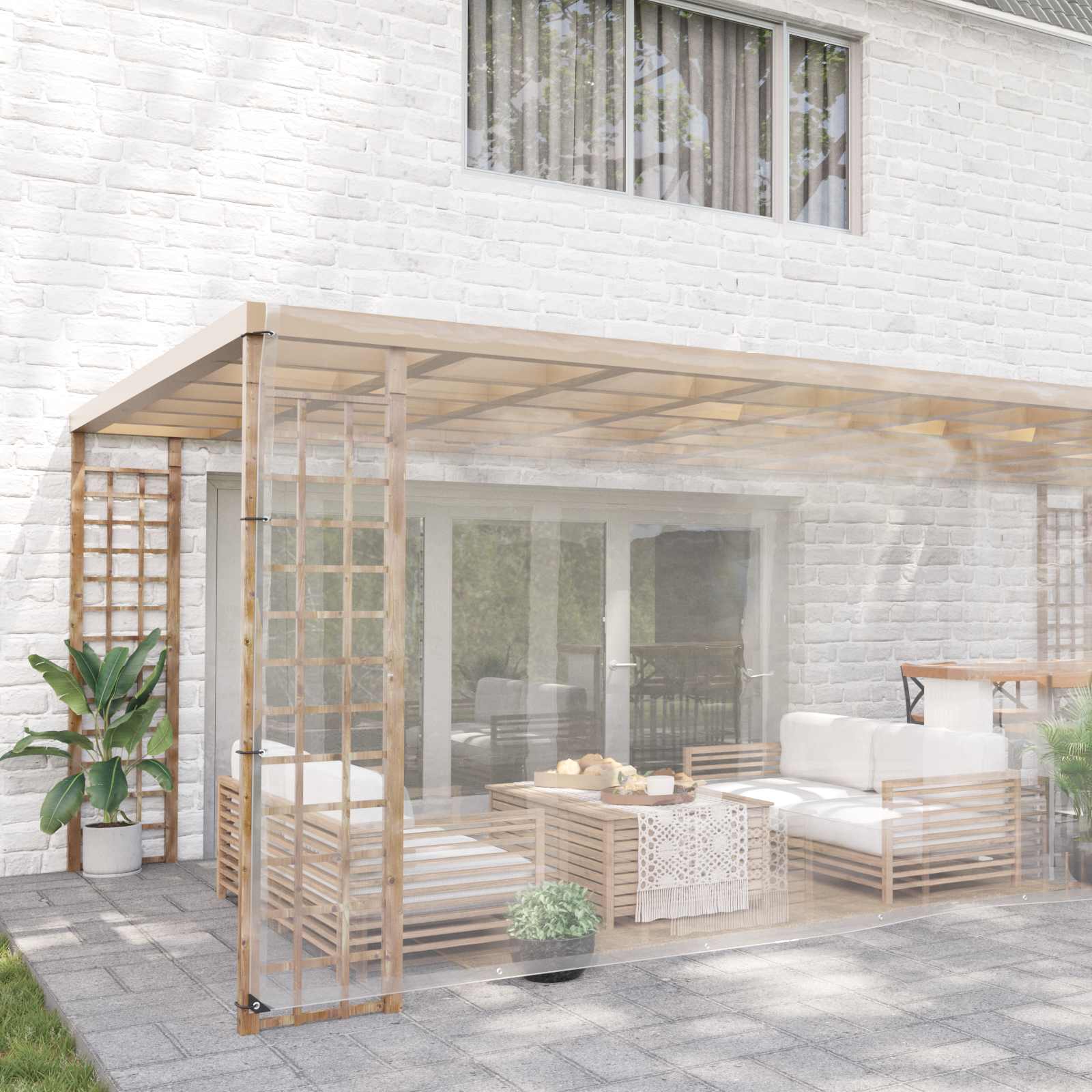 Pokrov za biljke *Transparent*an 6 x 10 m PVC