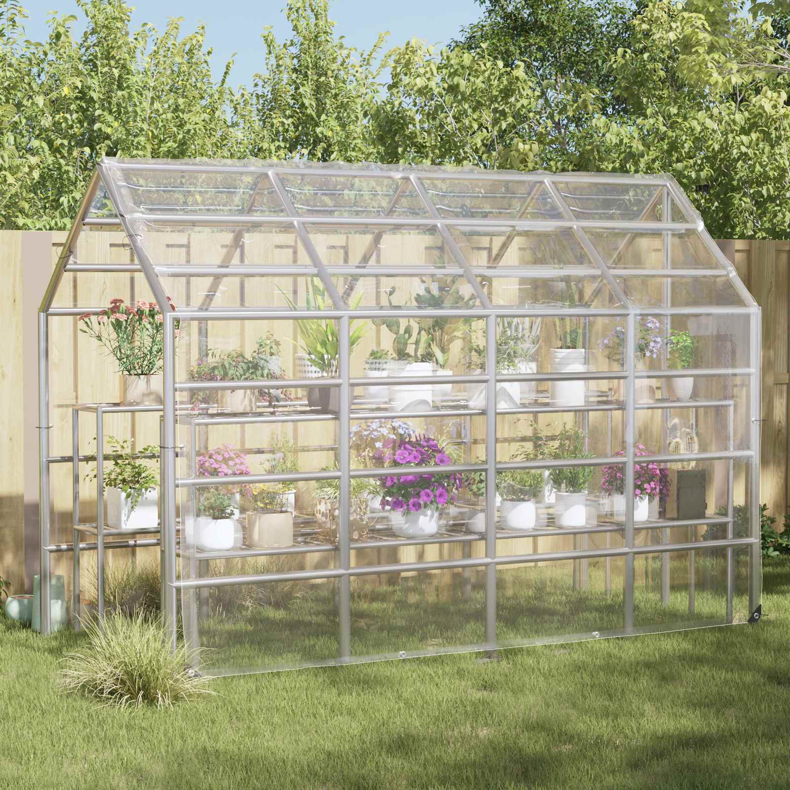 Pokrov za biljke *Transparent*an 5 × 3,5 m PVC