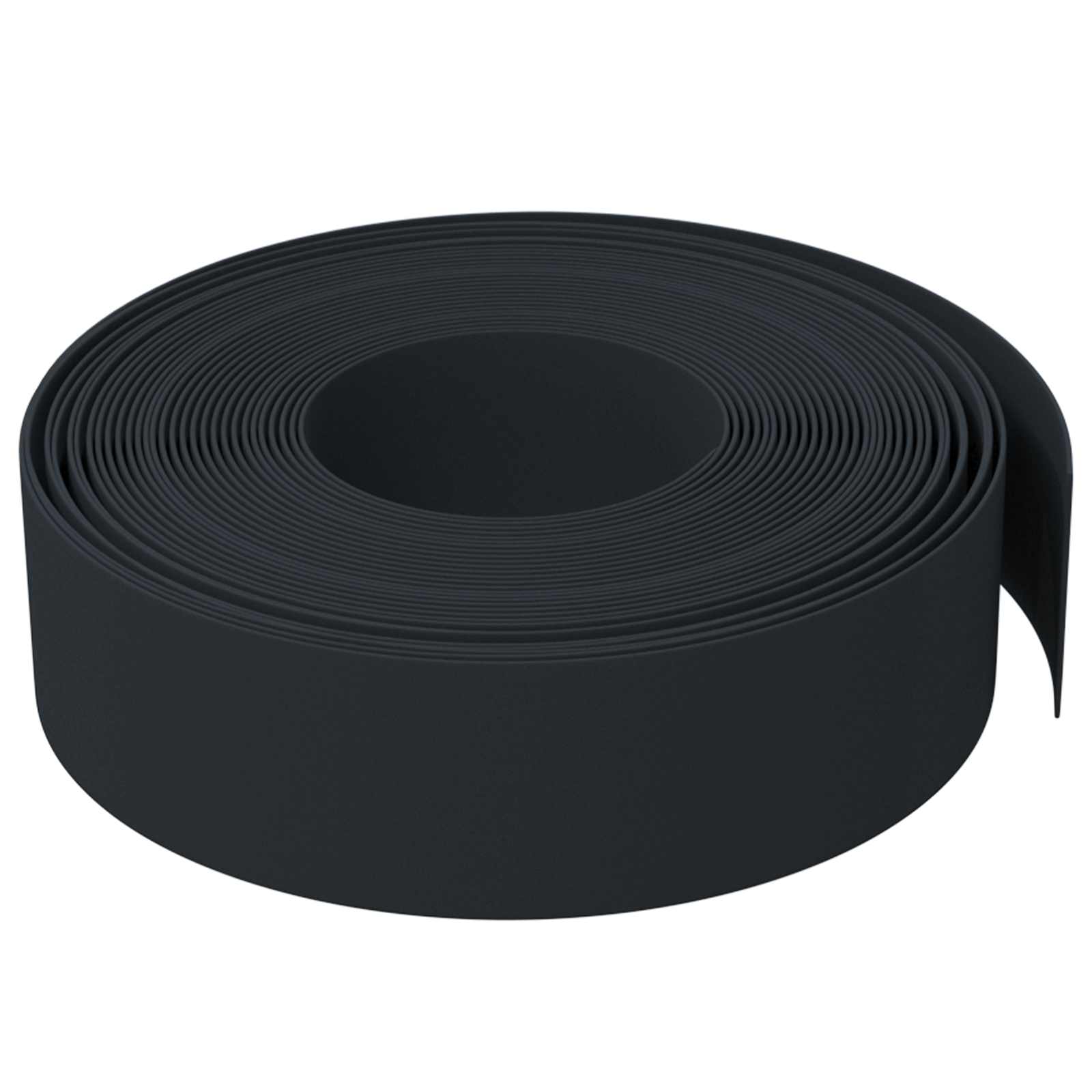 Ograda za vrt 25 m 15 cm PE Crna