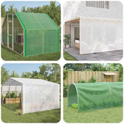 Cerada s rupama Zelena 4 x 3 m 260 gsm PE