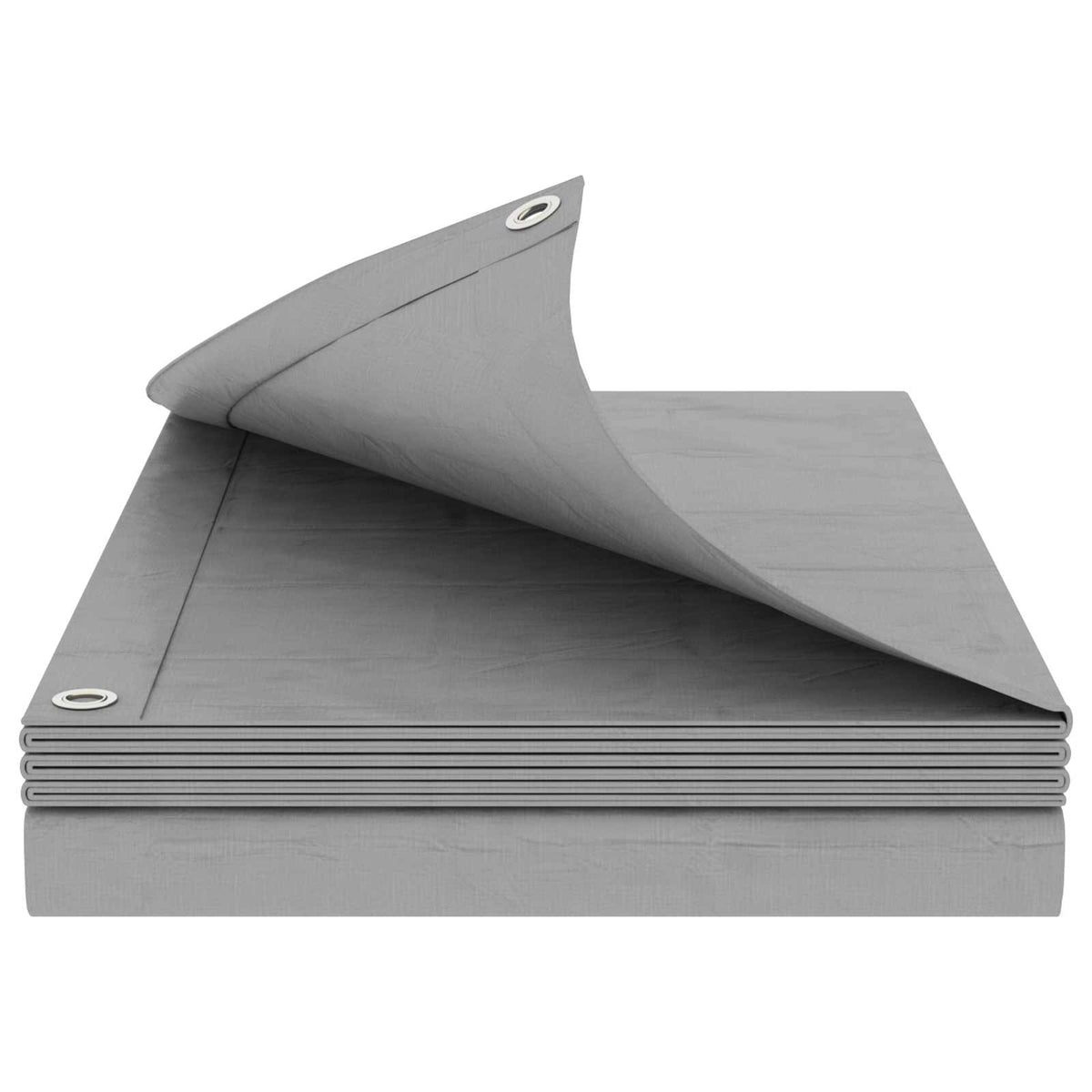 Cerada s rupama Svjetlosiva 3 x 3 m 90 gsm PE