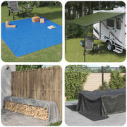Cerada s rupama Zelena 8 x 10 m 90 gsm PE
