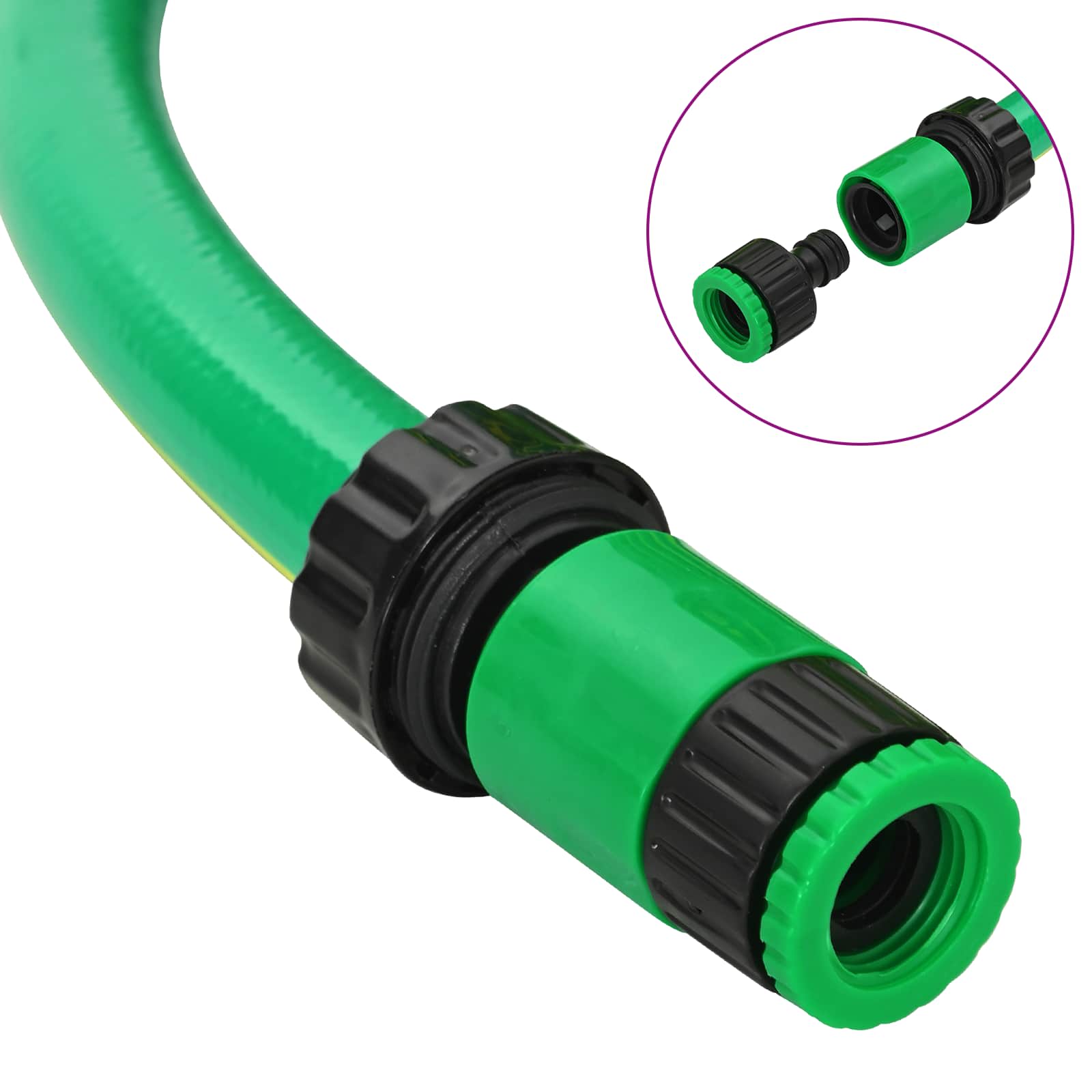 Vrtno crijevo 5-slojno Zelena i žuta 3 / 4" 10 m PVC