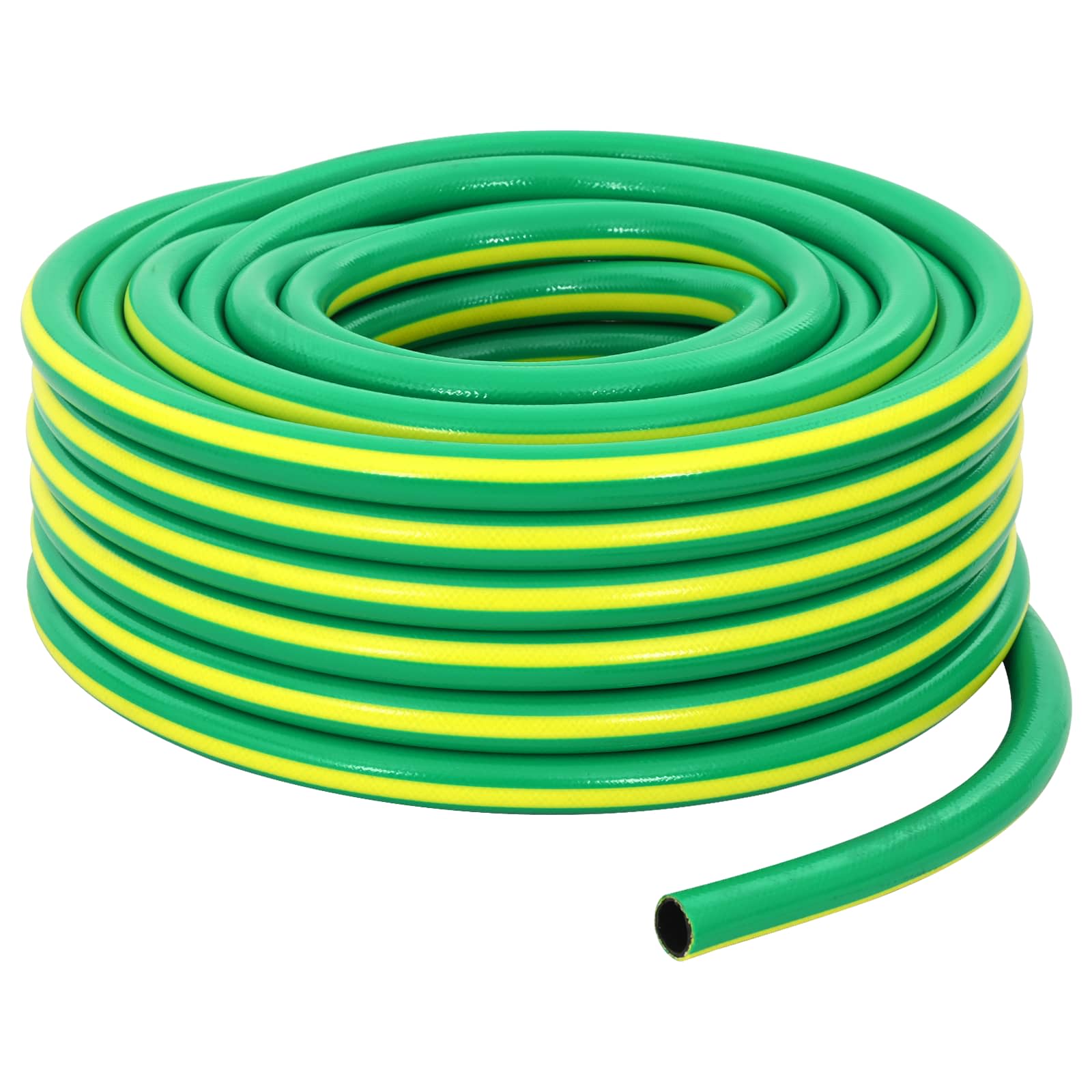Vrtno crijevo 5-slojno Zelena i žuta 1" 30 m PVC