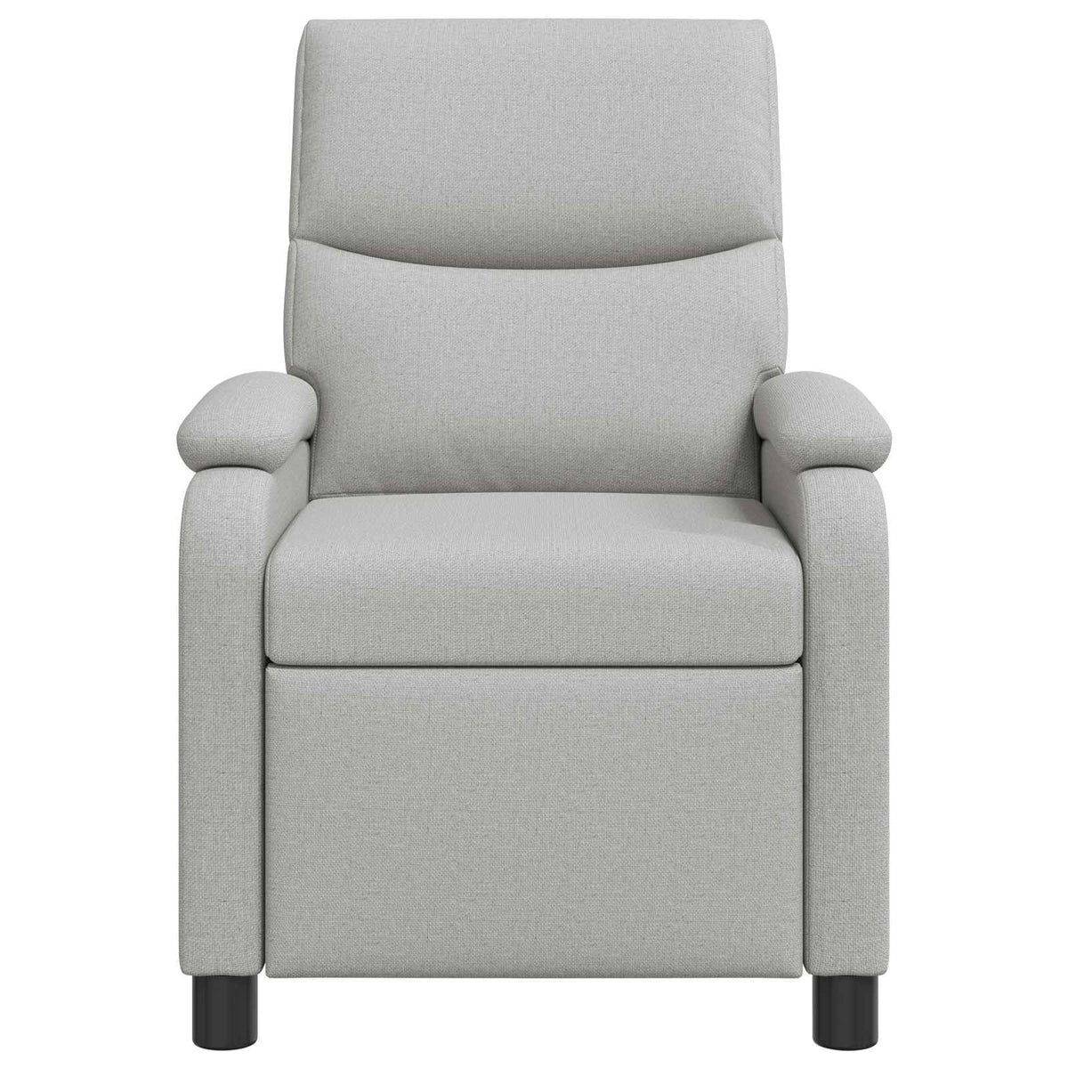 Fotelja s nagibom Oblačnosiva Tkanina