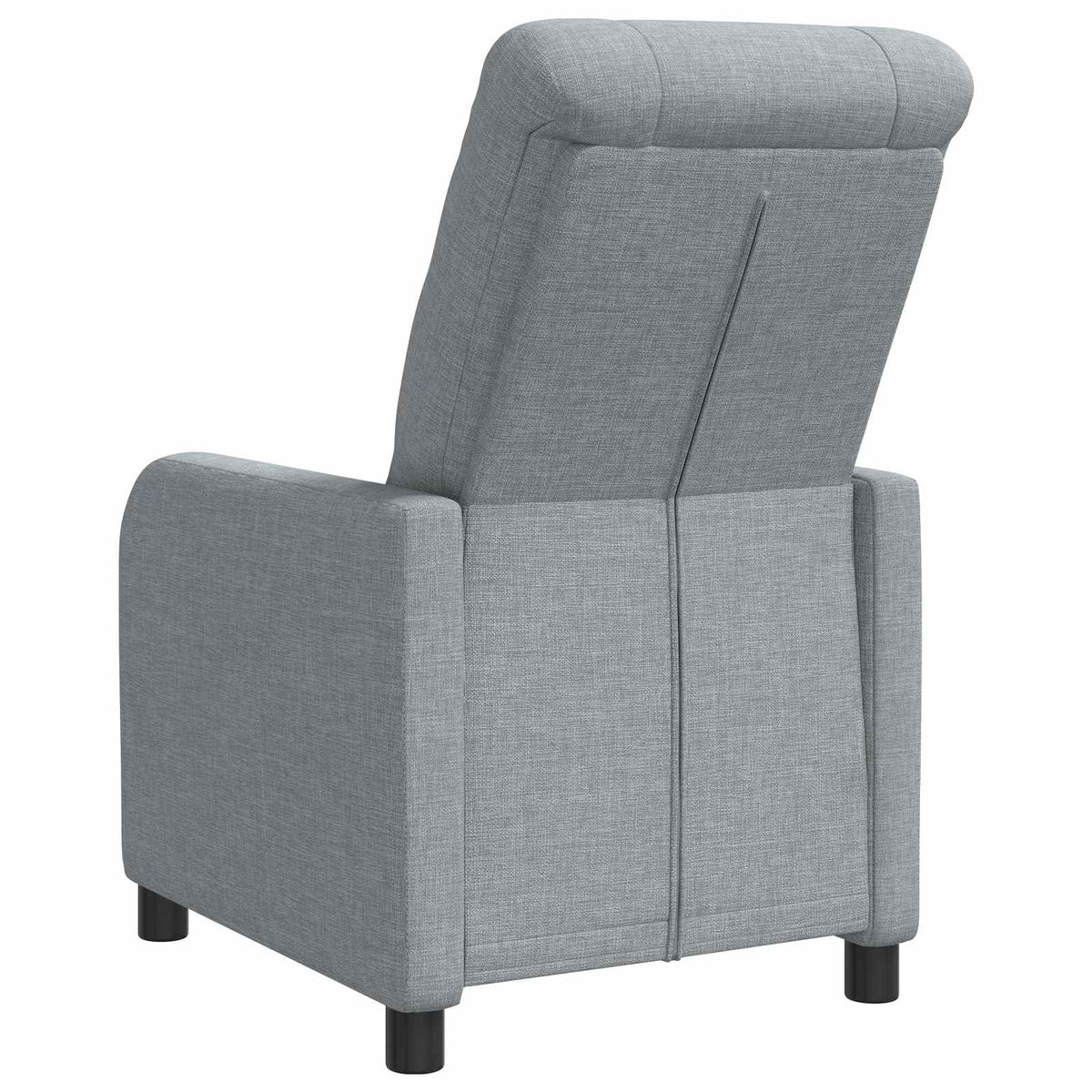 Fotelja s nagibom Svjetlosiva Tkanina