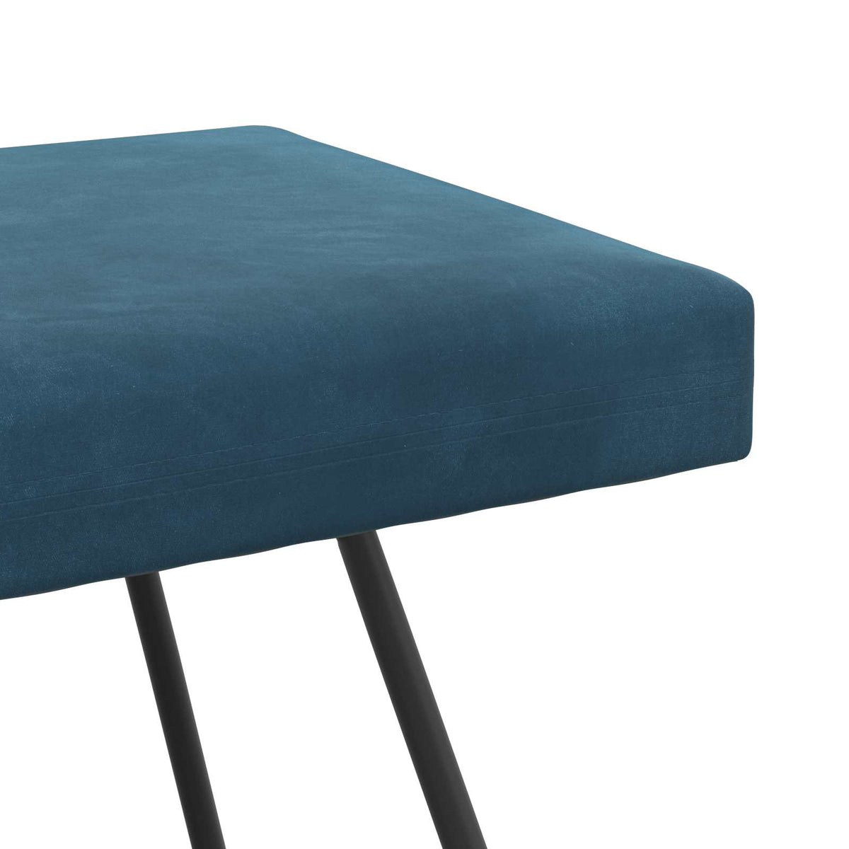 klupa Plava 80 x 40 x 45 cm Baršun