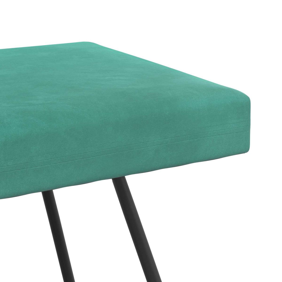 klupa Tirkizna 80 x 40 x 45 cm Baršun