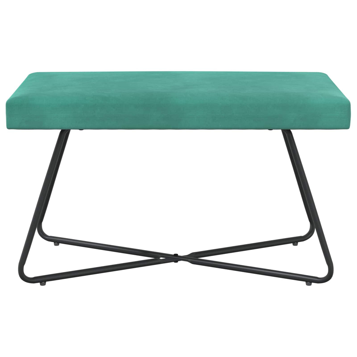 klupa Tirkizna 80 x 40 x 45 cm Baršun