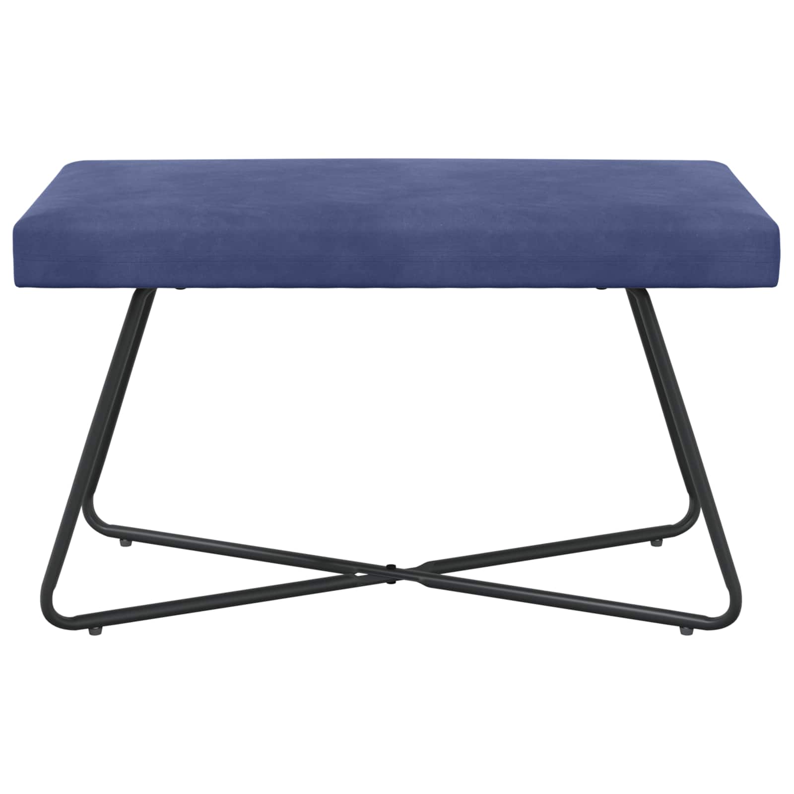 klupa Policijska plava 80 x 40 x 45 cm Baršun