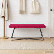 klupa Vinska crvena 110 x 40 x 45 cm Baršun