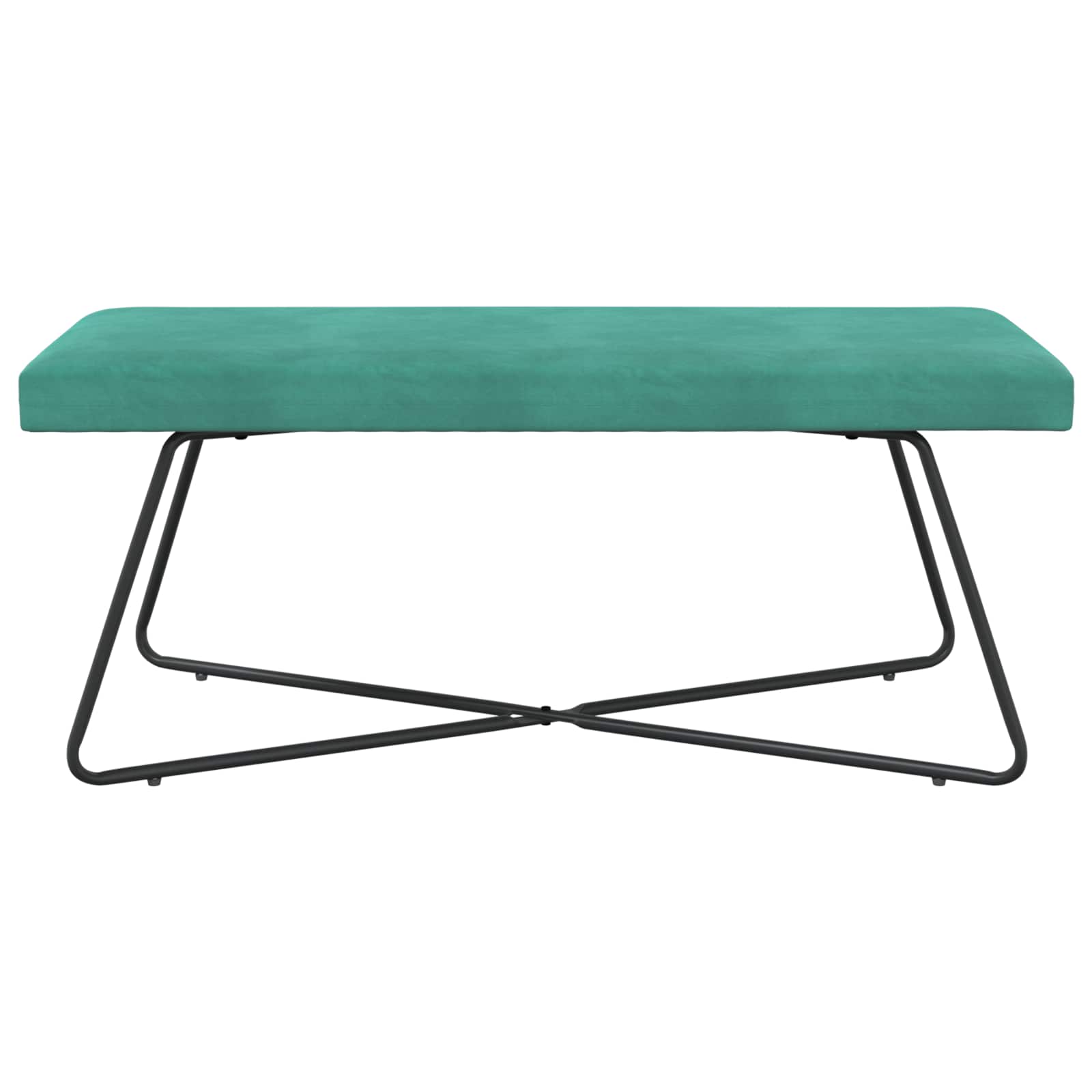 klupa Tirkizna 110 x 40 x 45 cm Baršun
