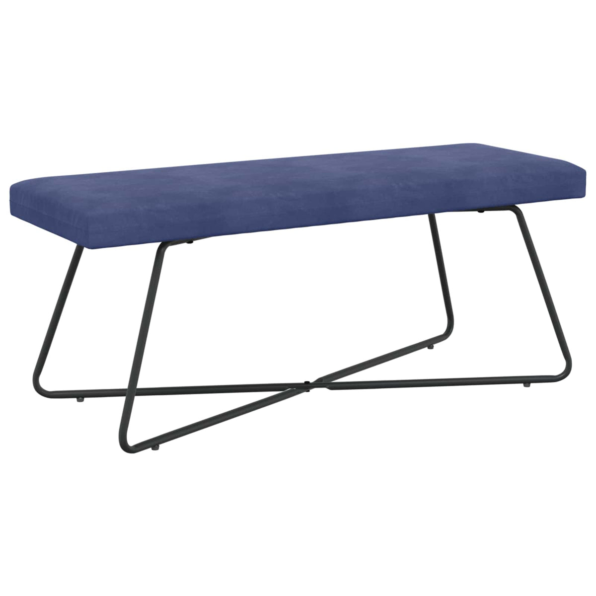 klupa Policijska plava 110 x 40 x 45 cm Baršun