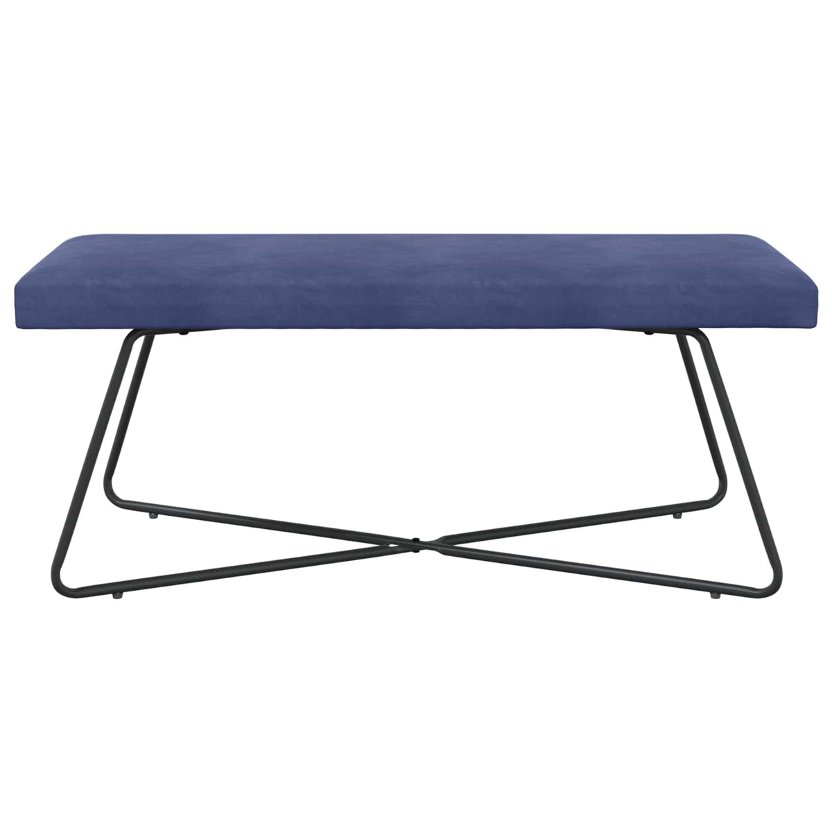 klupa Policijska plava 110 x 40 x 45 cm Baršun