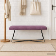 klupa Ljubičasta 110 x 40 x 45 cm Baršun