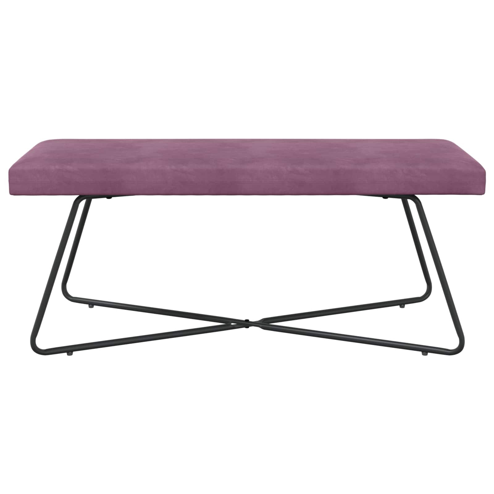 klupa Ljubičasta 110 x 40 x 45 cm Baršun